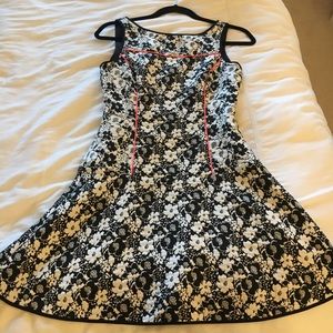 Banana Republic floral drop waist dress
